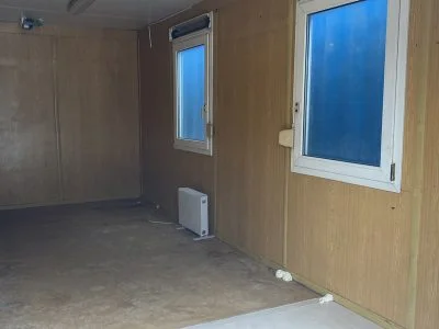 Celtniecības, apsardzes modulis - zils/zaļš