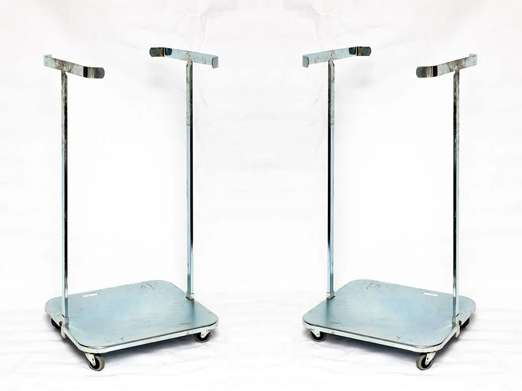 Dzelzs statīvs miskastes maisiem